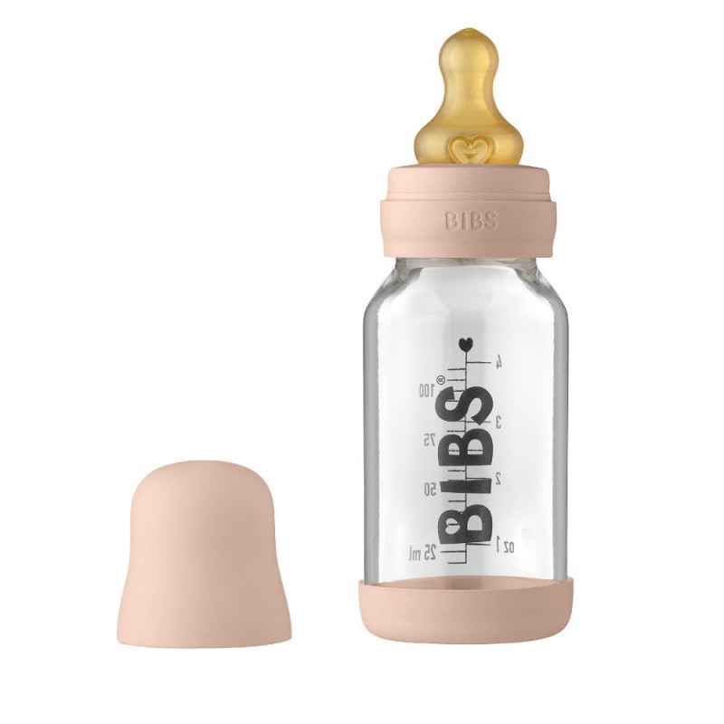 Бутылочка для кормления BIBS BABY GLASS BOTTLE BLUSH 110 мл