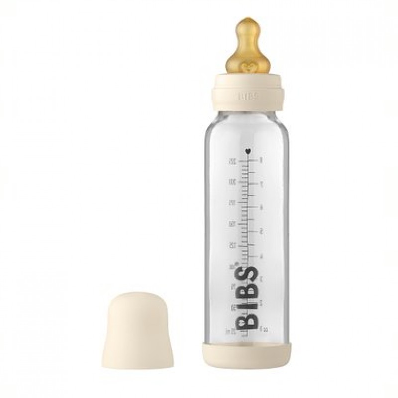 Бутылочка для кормления Bibs Baby Glass Bottle Ivory 225 мл