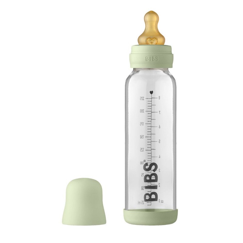 Бутылочка для кормления BIBS BABY GLASS BOTTLE SAGE 225 мл
