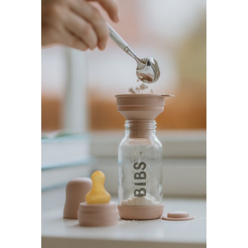 Бутылочка для кормления Bibs Baby Glass Bottle Blush  110 мл